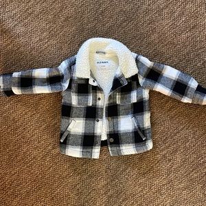 Old Navy Sherpa Lined Flannel Jacket